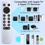 Replacement Remote for Apple TV 4K/HD - 2 Pack