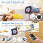 Gueray Portable Bluetooth CD Player with Speakers