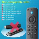 Fire Stick Remote for Toshiba Insignia Smart TVs