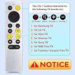 Replacement Remote for Apple TV 4K/HD - 2 Pack