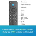 Fire Stick Remote for Toshiba Insignia Smart TVs