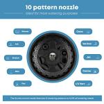 INNAV8 Heavy-Duty Garden Hose Nozzle with 10 Patterns