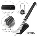 GRILLART 3-in-1 Stainless Steel Grill Brush