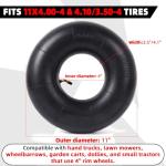 AR-PRO 11x4.00-4 Inner Tubes for Tires