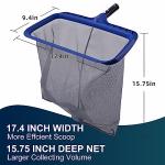POOLAZA Large Capacity Pool Skimmer Net