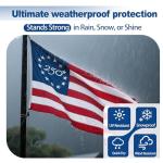 Durable 250th American Flag 2.5x4 Ft Nylon