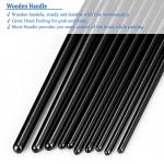 BOSOBO 10-Piece Round Pointed Paintbrush Set