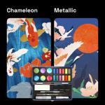 ARTISTRO 48 Metallic Watercolor Paint Set
