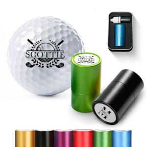 Custom Golf Ball Stamp with Metal Case - 20 mm