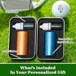 Custom Golf Ball Stamp with Metal Case - 20 mm