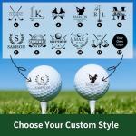 Custom Golf Ball Stamp with Metal Case - 20 mm