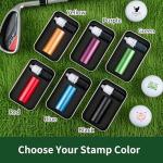 Custom Golf Ball Stamp with Metal Case - 20 mm