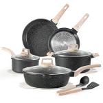 14-Piece Non-Stick Granite Cookware Set