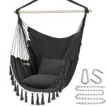 Y-STOP Hammock Chair with Cushions and Pocket