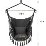 Y-STOP Hammock Chair with Cushions and Pocket