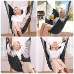 Y-STOP Hammock Chair with Cushions and Pocket