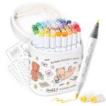 Ohuhu & Bobbie 48-Color Alcohol Marker Set