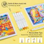 Ohuhu & Bobbie 48-Color Alcohol Marker Set