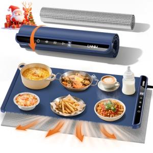 Food Warming Mat with Adjustable Heat & Timer
