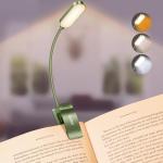 Gritin Rechargeable LED Reading Light - Dark Green