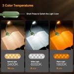 Gritin Rechargeable LED Reading Light - Dark Green