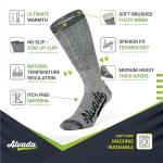 Alvada Merino Wool Thermal Hiking Socks - 3 Pairs