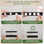 Large Acrylic Straw Holder for Cabinet Doors