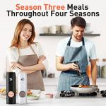 Rechargeable Electric Salt and Pepper Grinder Set