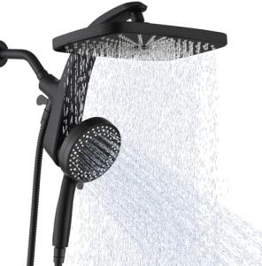 High Pressure Handheld Rain Shower Head Combo