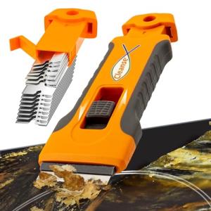 Razor Blade Scraper Tool with 15 Extra Blades