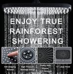 High Pressure Handheld Rain Shower Head Combo