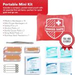 Swiss Safe 2-in-1 First Aid Kit with Bonus Mini Kit