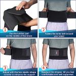 Breathable Back Brace with Lumbar Pad for Pain Relief