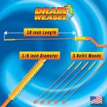 FlexiSnake Drain Weasel Clog Remover Tool