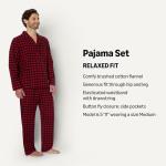 Men's Holiday Family Pajama Set, Buffalo Check