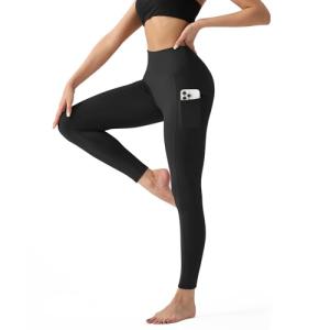 High Waisted Black Leggings with Pockets