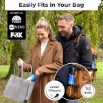 TUMELLA Compact Windproof Travel Umbrella - Lightweight & Stylish