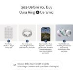 Oura Ring 4 Ceramic - Cloud - Size 4