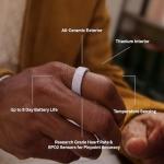 Oura Ring 4 Ceramic - Cloud - Size 4