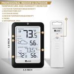 Wireless Indoor Outdoor Temperature and Humidity Monitor