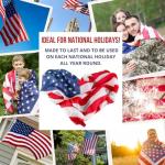 Heavy-Duty Nylon American Flag with Embroidered Stars