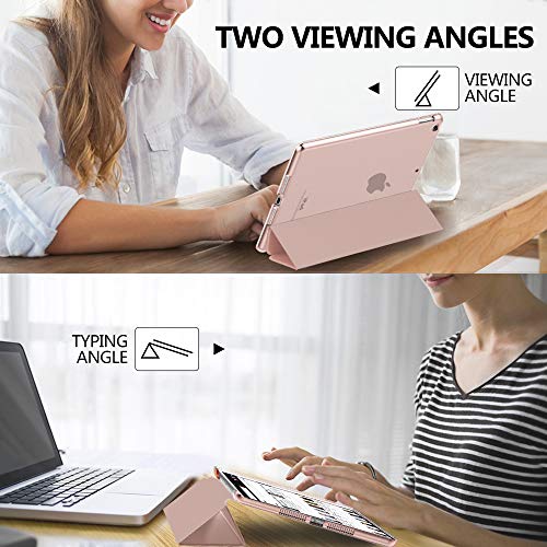 Moko Slim Stand Case for iPad 10.2 Rose Gold