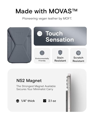 MOFT Magnetic Wallet Stand for iPhone 15/14/13/12