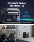 Anker SOLIX C300 Portable Power Station, 288Wh Battery