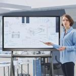 EUNIVON 55'' 4K UHD Smart Interactive Whiteboard