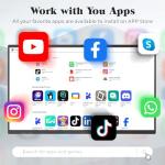 JASZDOT 85 Inch 4K Touchscreen Smart Board