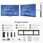 Smart Interactive 55" 4K Touchscreen Whiteboard