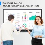 Smart Interactive 55" 4K Touchscreen Whiteboard