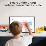 Smart 10.1-Inch Digital Family Calendar and Chore Board