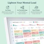 15-Inch Digital Calendar & Chore Chart for Families